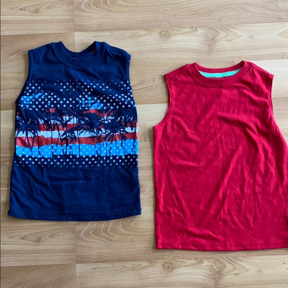 2 pack of boys tank tops